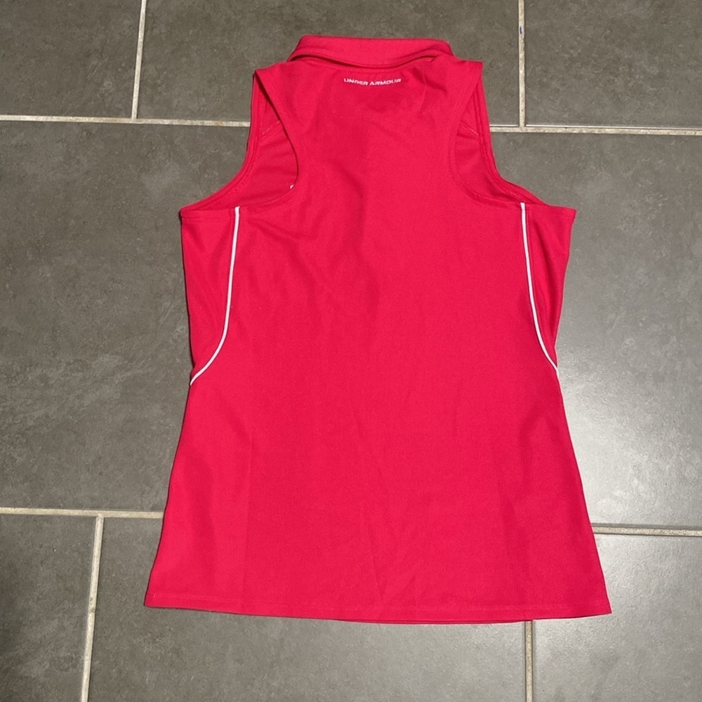 Under Armour golf shirt. Size Medium - Picture 4 of 4